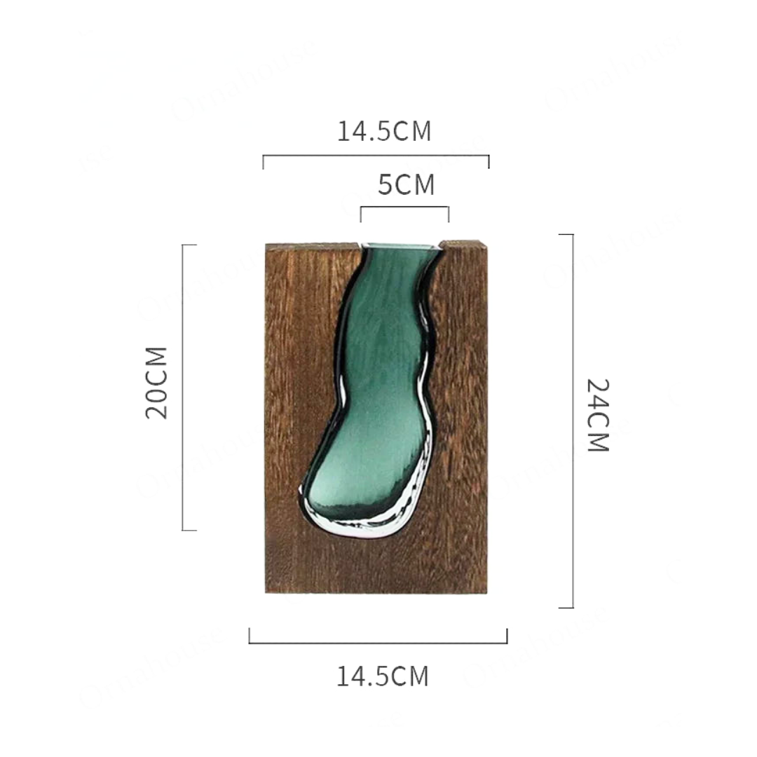 ScandiEdge Minimalist Vase — Timeless Natural Elegance for Modern Spaces