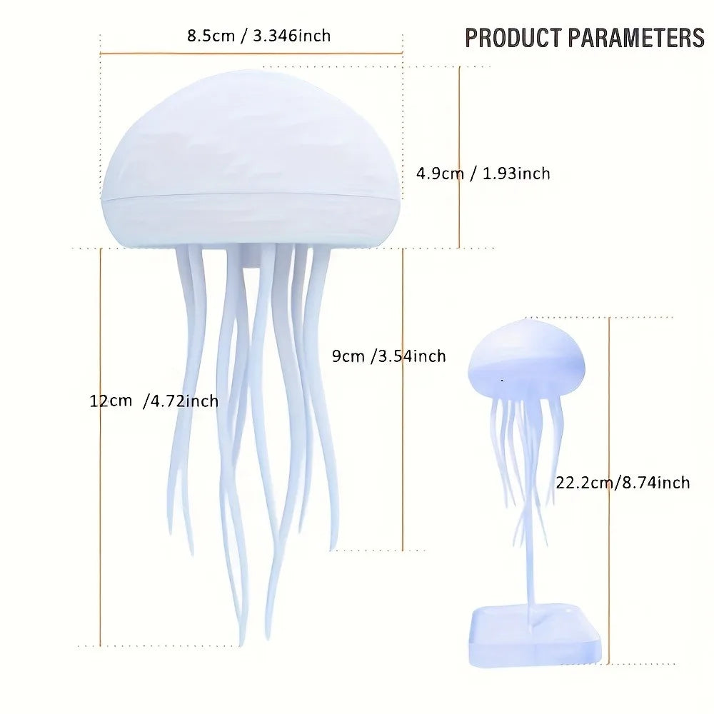 Bionic Jellyfish Night Light - Floating RGB Mood Lamp