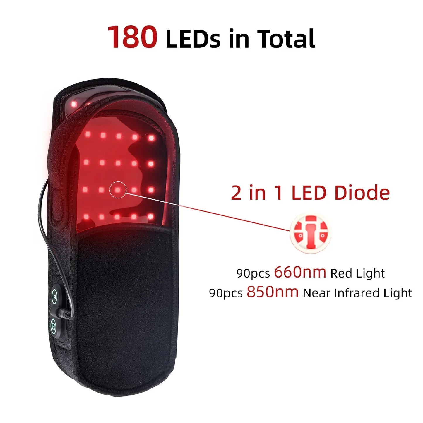 Red Light Infrared Therapy Slippers - Heated Foot Comfort