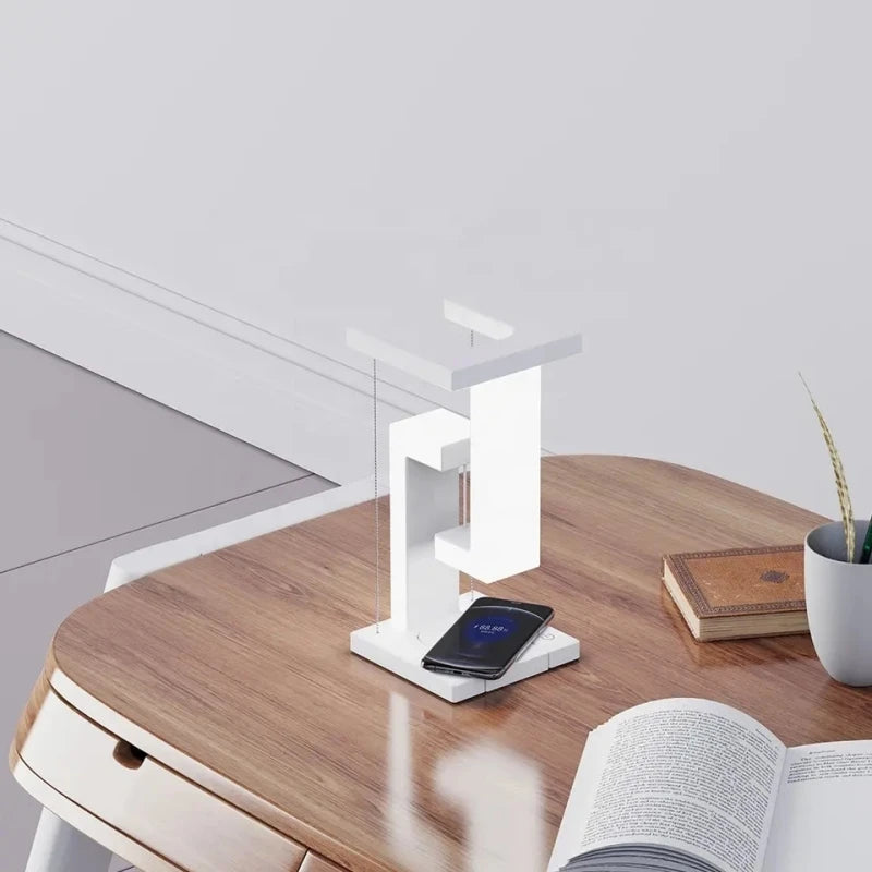 Anti-Gravity Levitating LED Lamp - 10W Wireless Charger