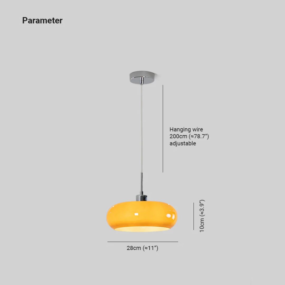RadianceOrb Modern Round LED Pendant Light – Sleek Circular Ceiling Fixture