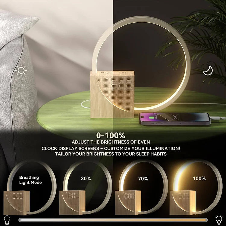 TouchGlow - Touch-Control Night Lamp with Alarm Clock