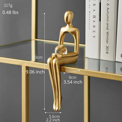 DecoraForm – Abstract Bookshelf Figures with Artistic Appearance