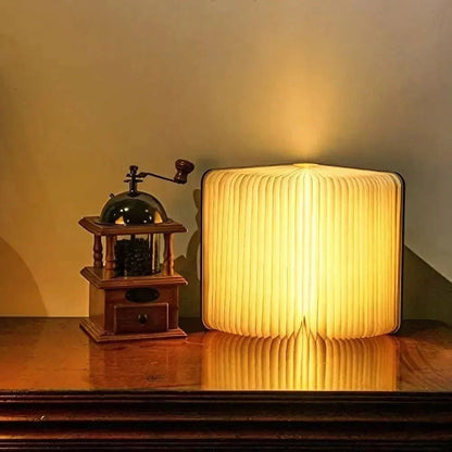 Foldable Book LED Lamp - 360° Rechargeable Ambient Light