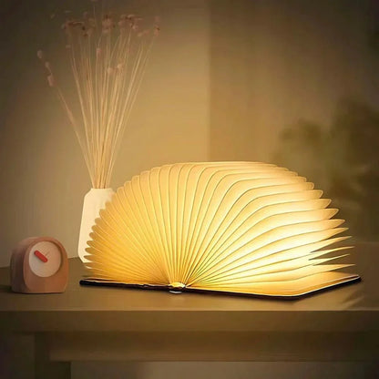 Foldable Book LED Lamp - 360° Rechargeable Ambient Light