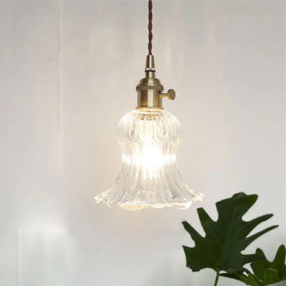 OpulentGlow Glass Pendant Lamp - Elegant Modern Ceiling Light