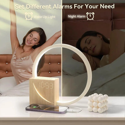 TouchGlow - Touch-Control Night Lamp with Alarm Clock