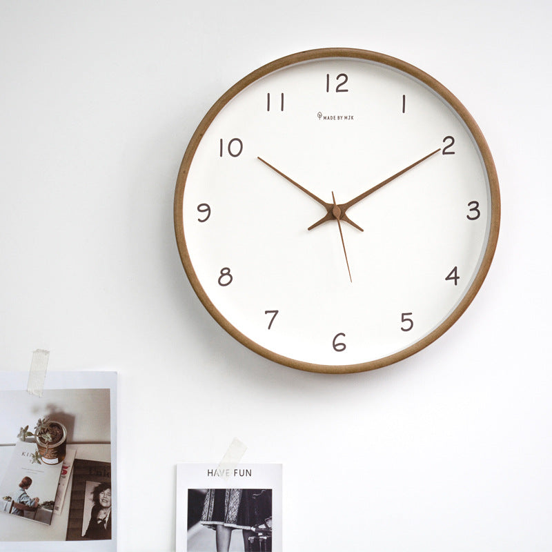 TimberTime - Silent Wooden Wall Clock