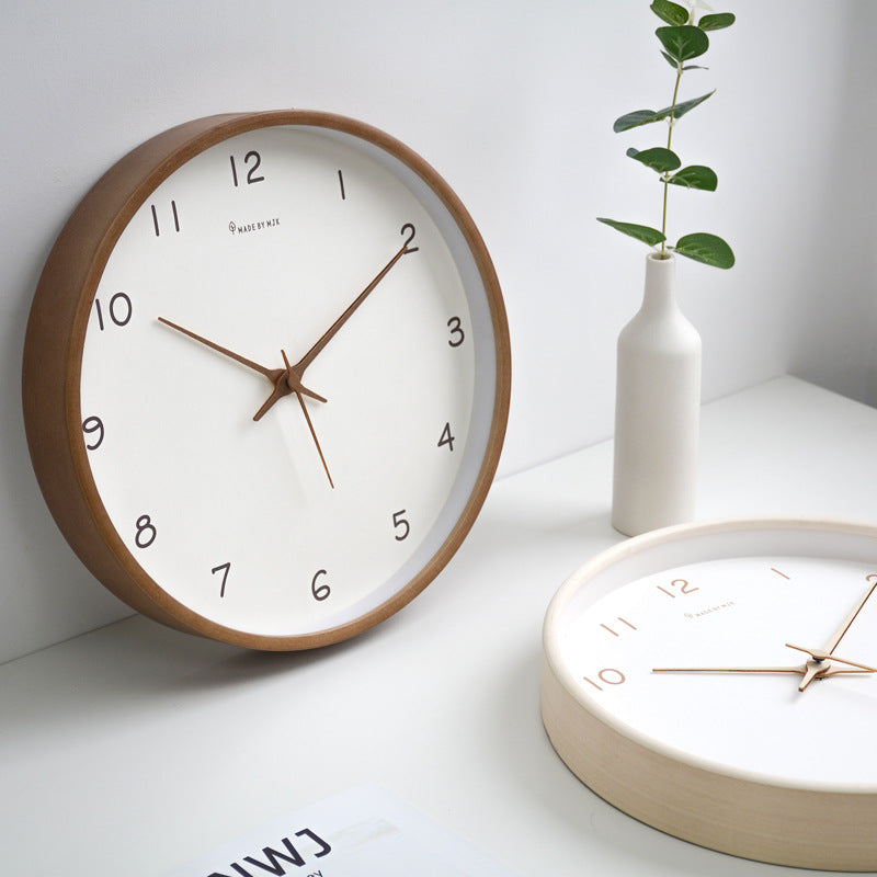 TimberTime - Silent Wooden Wall Clock