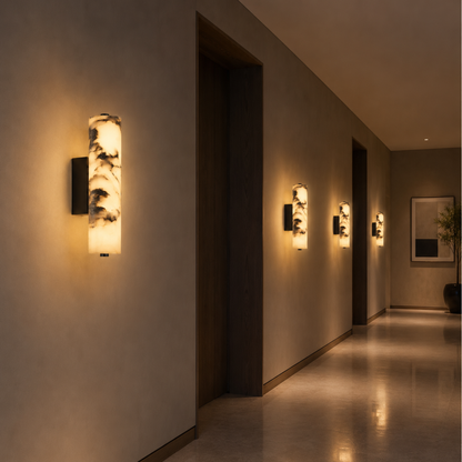 Nero Marble Wall Light - Sleek, Modern Marble Wall Lamp