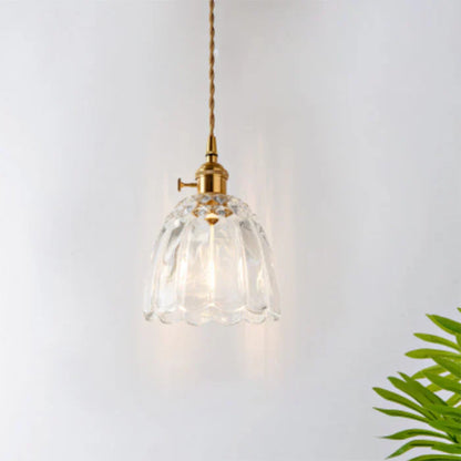 OpulentGlow Glass Pendant Lamp - Elegant Modern Ceiling Light