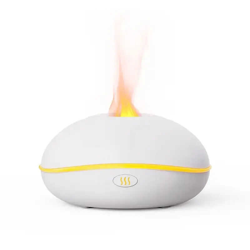 AuraFlame – Modern Aroma Diffuser with Atmospheric Flame Light