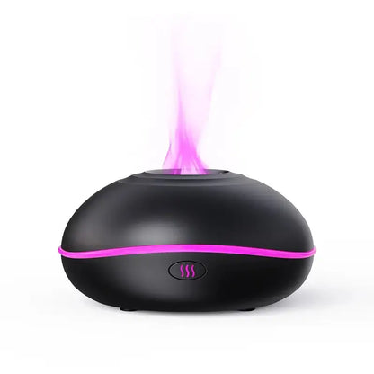 AuraFlame – Modern Aroma Diffuser with Atmospheric Flame Light