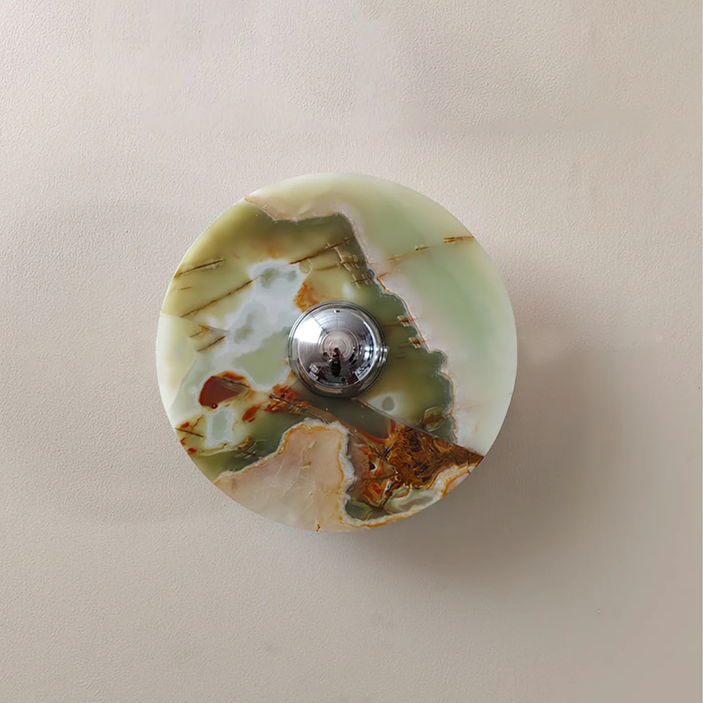 Auralis Jade Wall Sconce - Elegant Jade Glass Wall Light