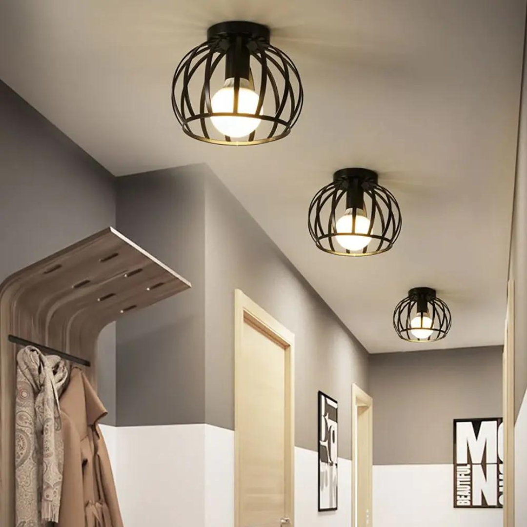 ForgeLight Open-Design Industrial Ceiling Light — Trendy, Modern Ceiling Fixture