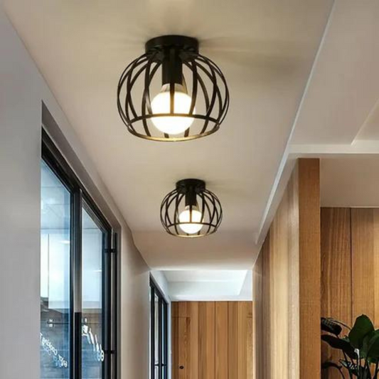 ForgeLight Open-Design Industrial Ceiling Light — Trendy, Modern Ceiling Fixture