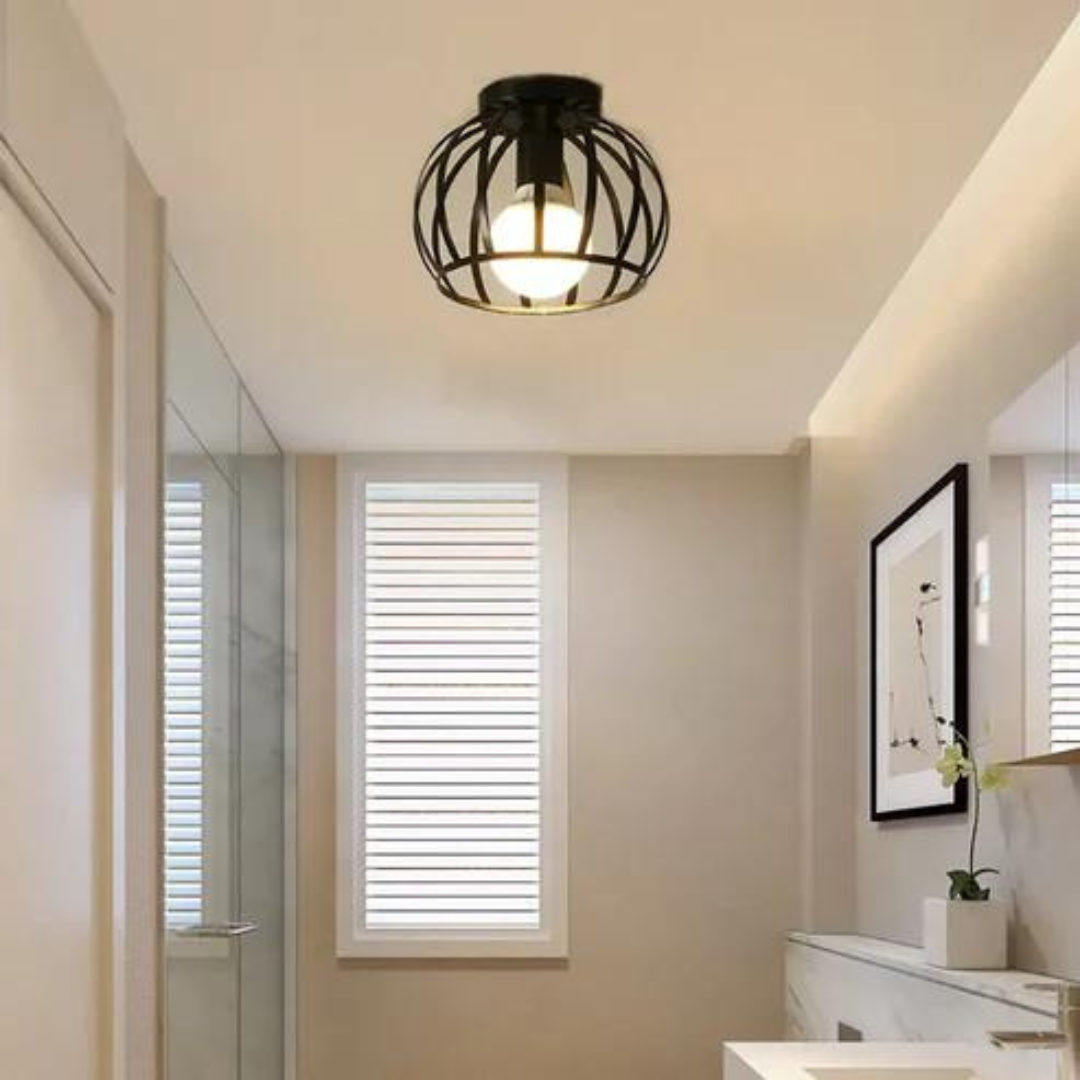 ForgeLight Open-Design Industrial Ceiling Light — Trendy, Modern Ceiling Fixture
