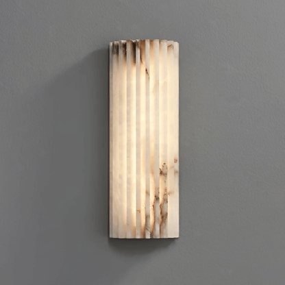 Auralis Solara Marble Wall Sconce - Elegant Marble Accent Lighting