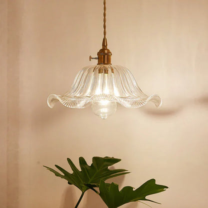 OpulentGlow Glass Pendant Lamp - Elegant Modern Ceiling Light