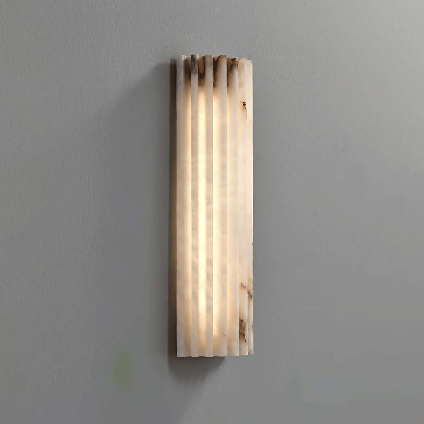 Auralis Solara Marble Wall Sconce - Elegant Marble Accent Lighting