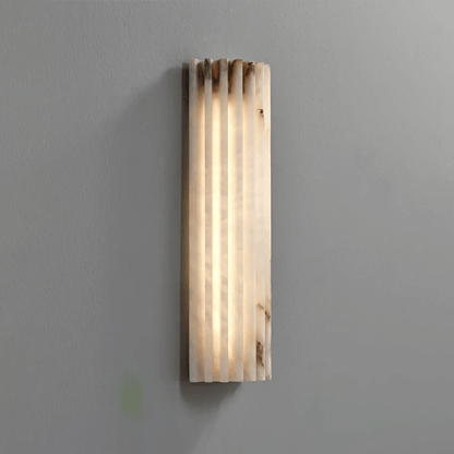 Auralis Solara Marble Wall Sconce - Elegant Marble Accent Lighting