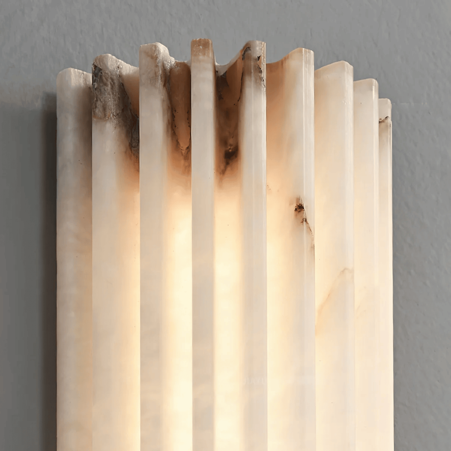 Auralis Solara Marble Wall Sconce - Elegant Marble Accent Lighting