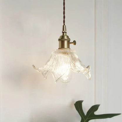 OpulentGlow Glass Pendant Lamp - Elegant Modern Ceiling Light