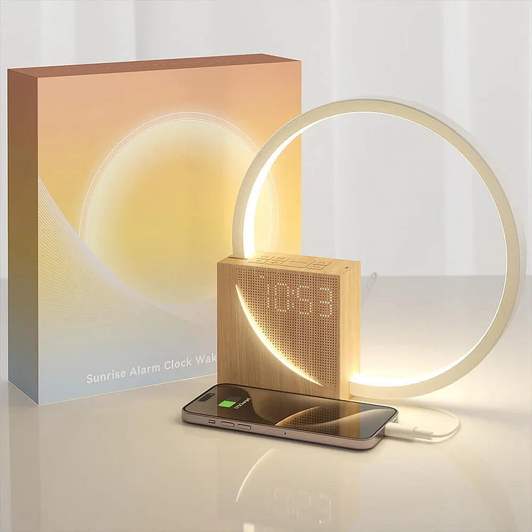 TouchGlow - Touch-Control Night Lamp with Alarm Clock