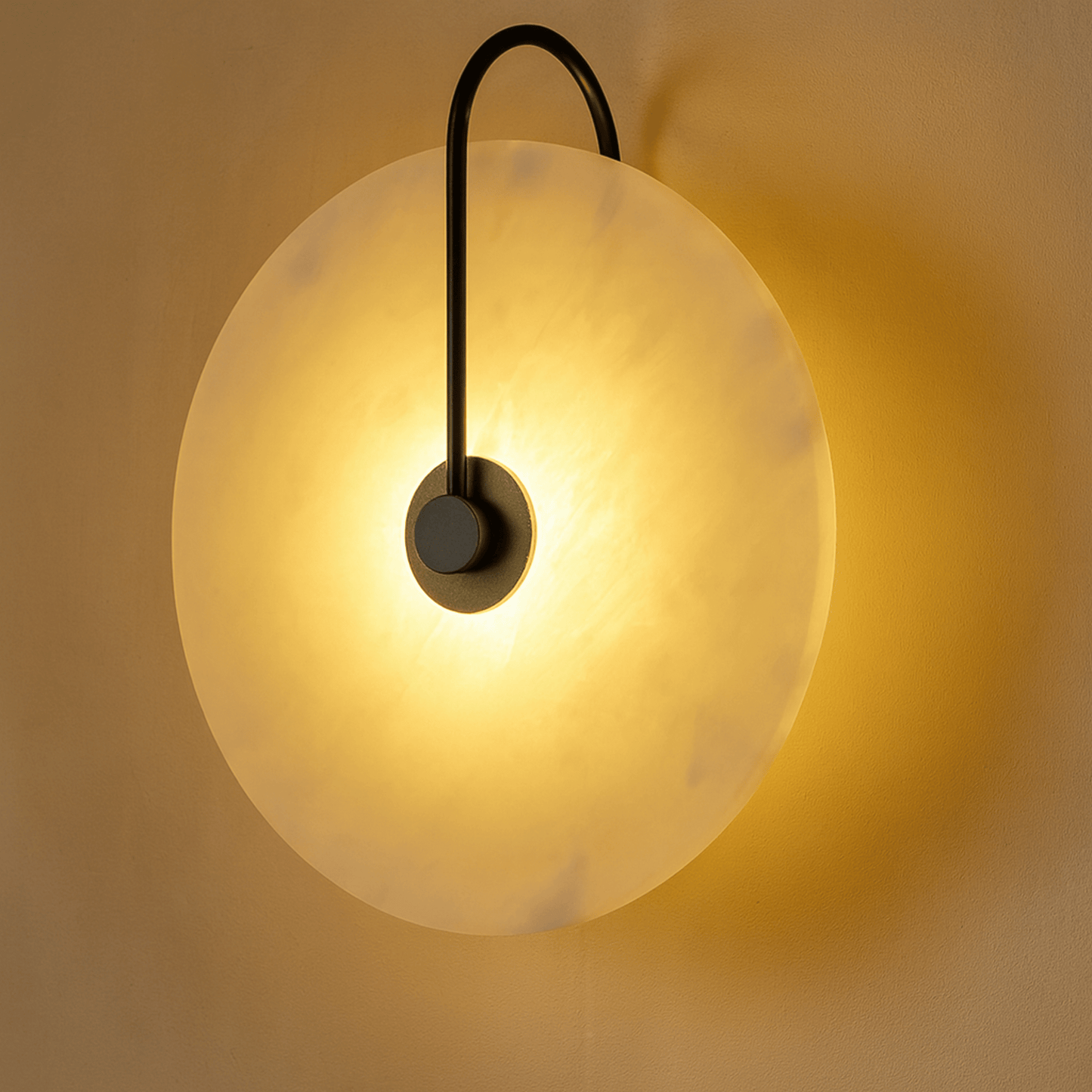 Lunaro Marble Wall Lamp - Elegant Marble Wall Sconce for Modern Interiors