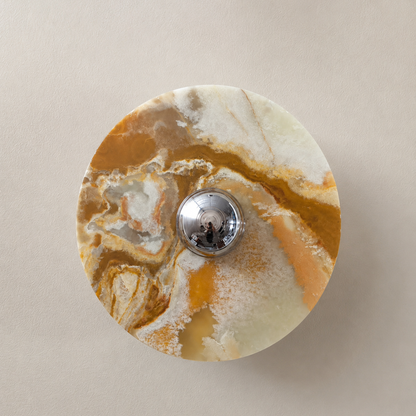 Auralis Jade Wall Sconce - Elegant Jade Glass Wall Light
