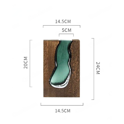 ScandiEdge Minimalist Vase — Timeless Natural Elegance for Modern Spaces