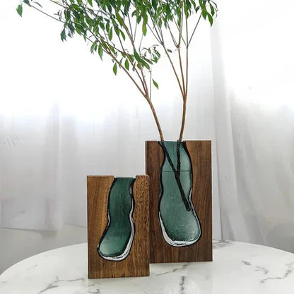 ScandiEdge Minimalist Vase — Timeless Natural Elegance for Modern Spaces