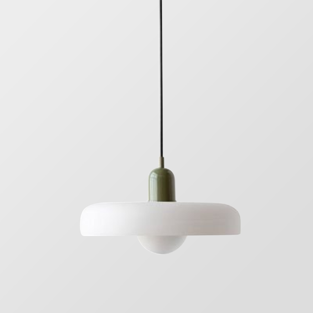 Vibrant Colored Glass Pendant Lamp by BauLume