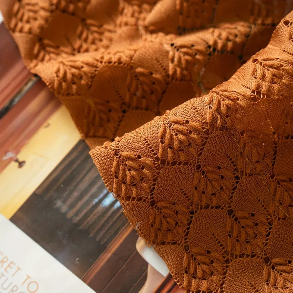 LumiWeave Elegant Boho Crochet Curtain – For a Warm, Cozy Atmosphere at Home