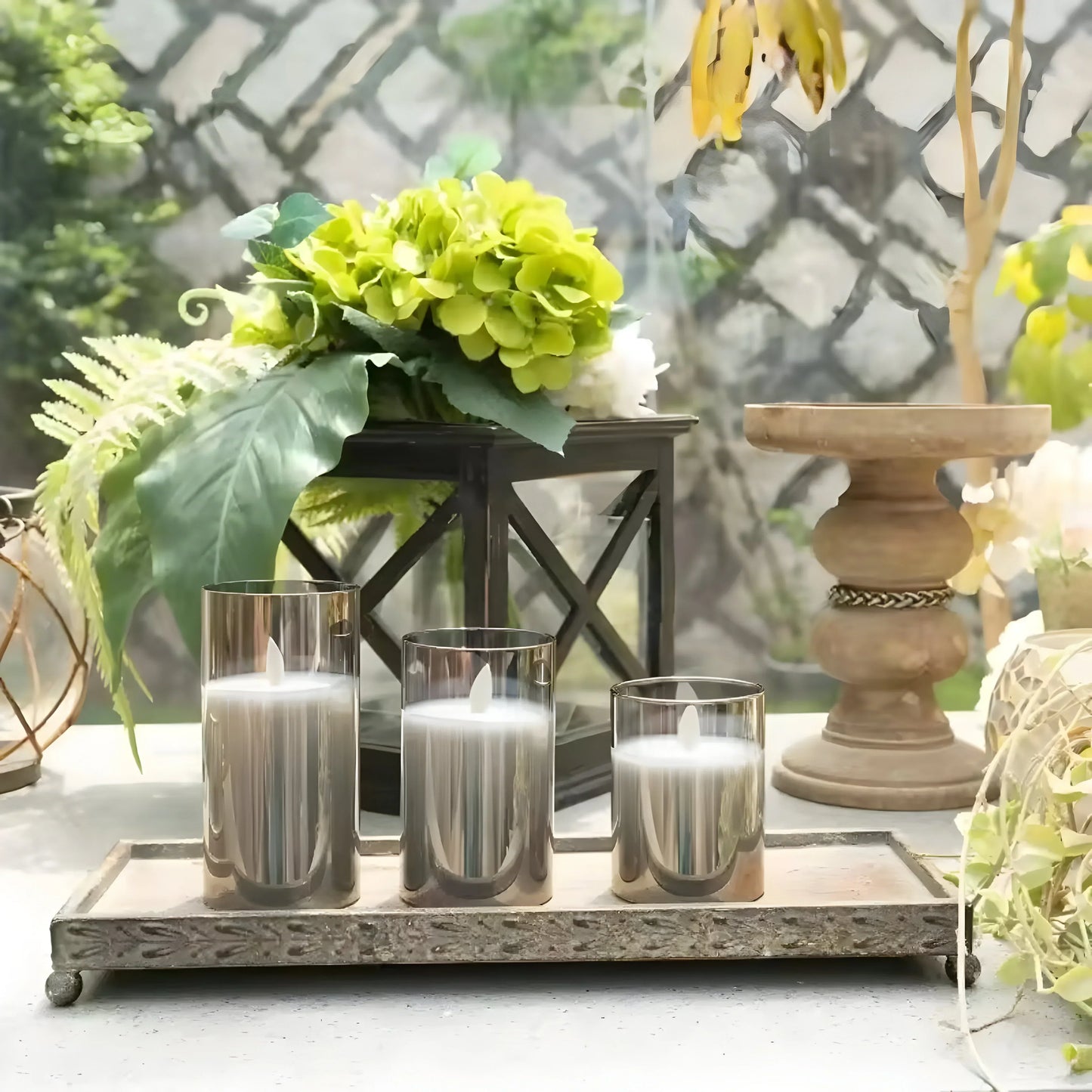 GlowLume Elegant LED Candle Lamp – Atmospheric Lighting for a Warm Interior