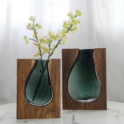 ScandiEdge Minimalist Vase — Timeless Natural Elegance for Modern Spaces