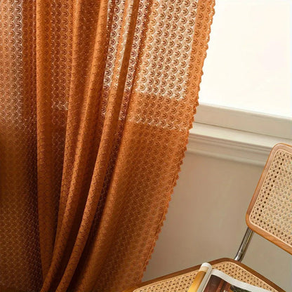 LumiWeave Elegant Boho Crochet Curtain – For a Warm, Cozy Atmosphere at Home