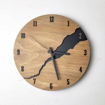 TimberTime - Elegant Wooden Wall Clock
