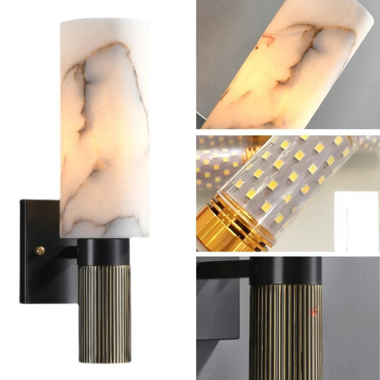 Velmora Halo: Elegant Bedside Wall Lamp