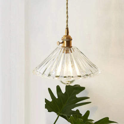 OpulentGlow Glass Pendant Lamp - Elegant Modern Ceiling Light