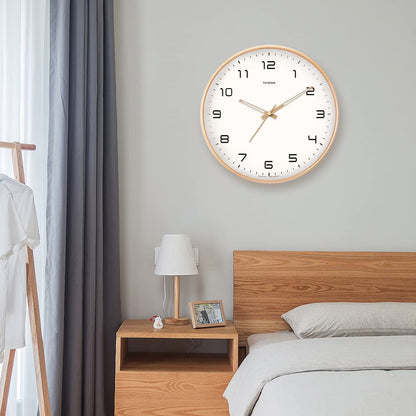 TimberTime - Silent Wooden Wall Clock