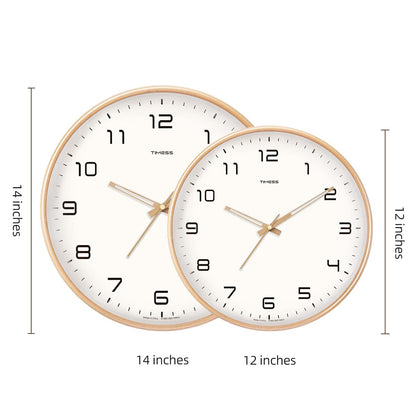 TimberTime - Silent Wooden Wall Clock