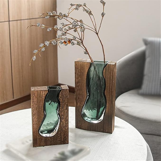 ScandiEdge Minimalist Vase — Timeless Natural Elegance for Modern Spaces