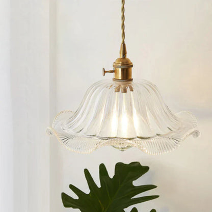 OpulentGlow Glass Pendant Lamp - Elegant Modern Ceiling Light