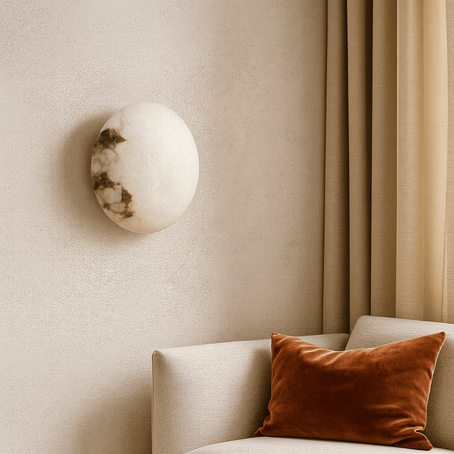 Maravelle Marble Wall Sconce