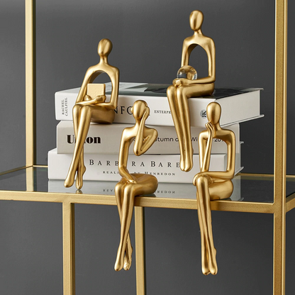 DecoraForm – Abstract Bookshelf Figures with Artistic Appearance
