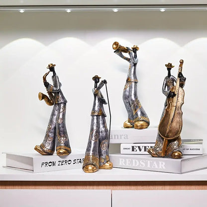 Jazz Vibes – Figurines of a Rhythmic Jazz Ensemble