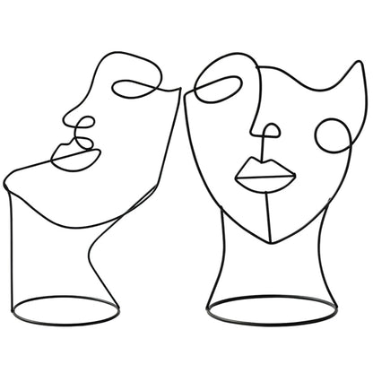 ArteLinea – Elegant Metal Wall Decoration with Abstract Line Art for Stylish Interiors