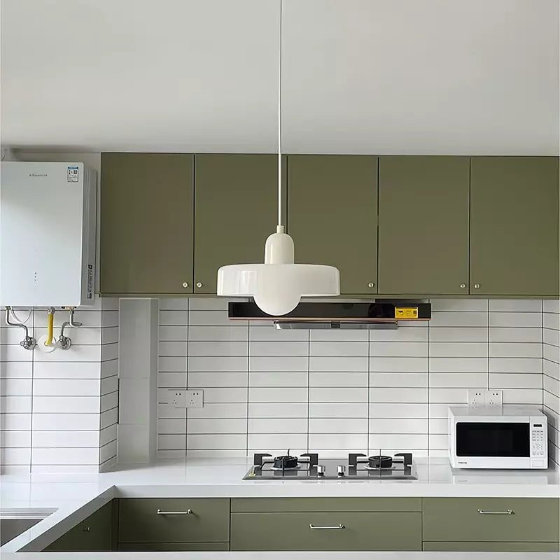 Vibrant Colored Glass Pendant Lamp by BauLume
