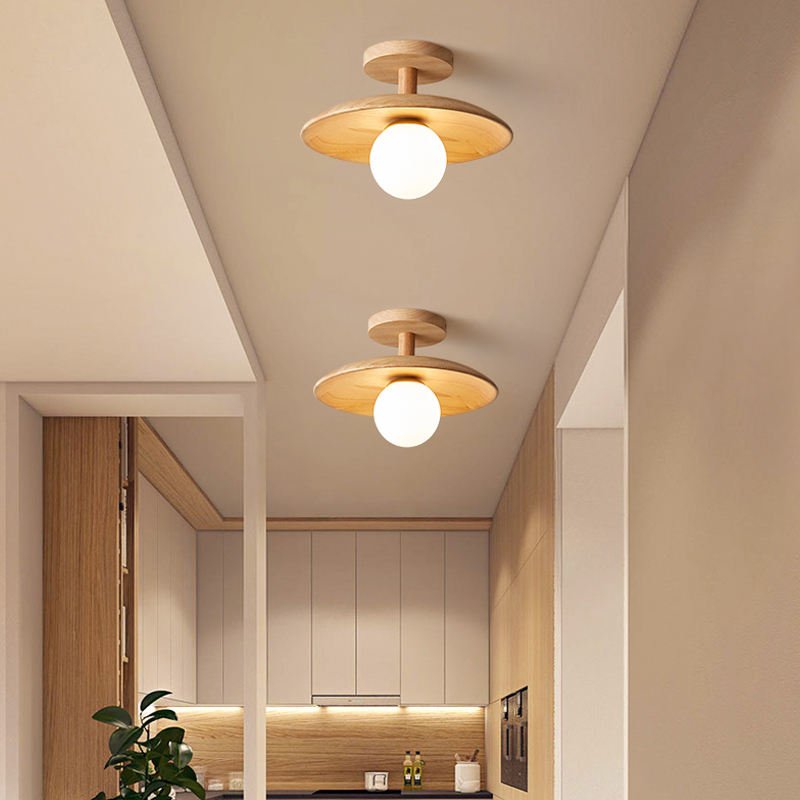 Chic Japanese Ceiling Light with Modern Minimalist Design